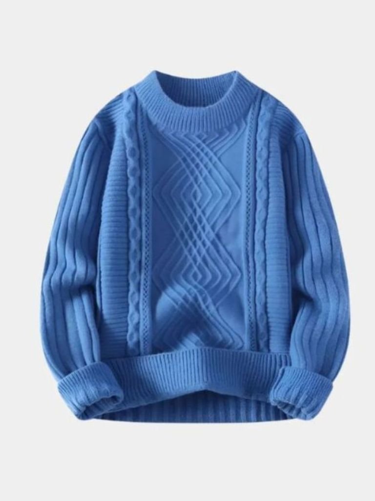 Textured Minimalist Sweater