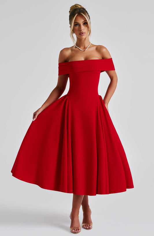 Mini Dress Miranda - Red