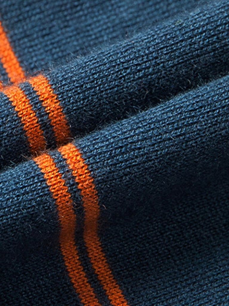 Nautical Striped Polo Shirt