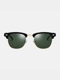 Matte Black with Green