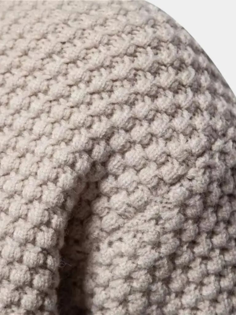 Textured Pullover of Old Money