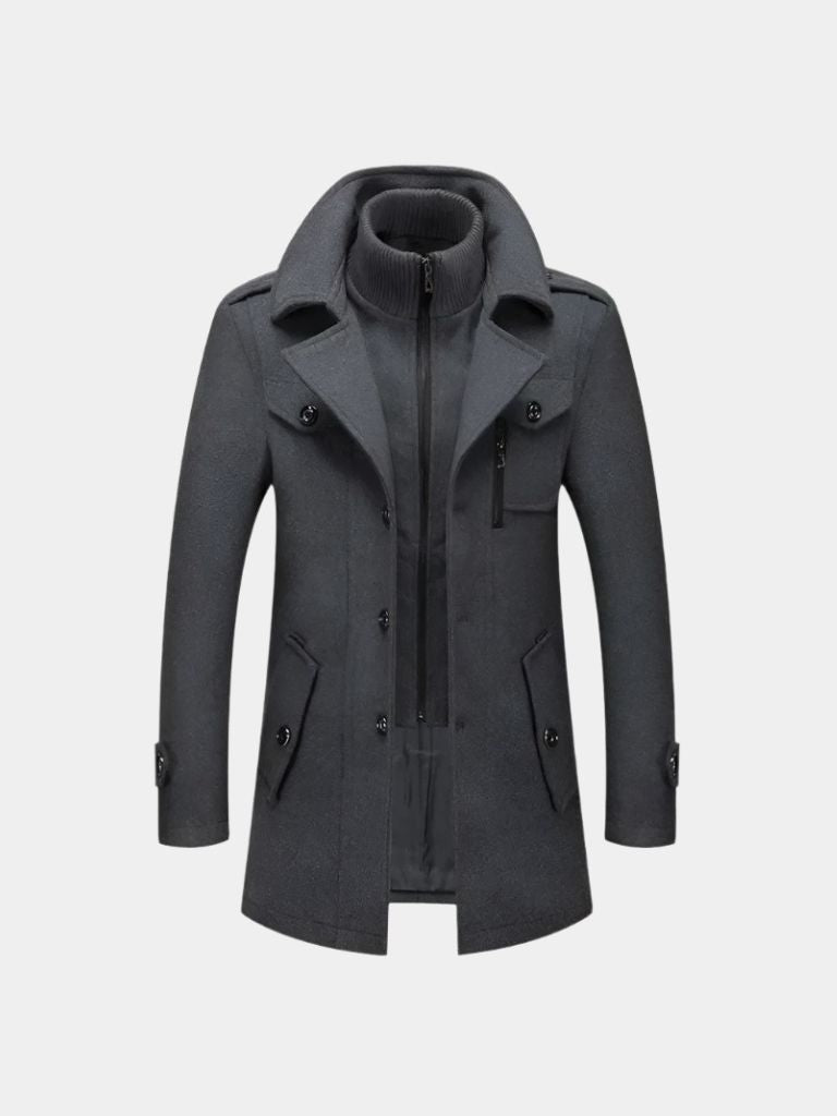 Old Currency Two-Piece Winter Coat