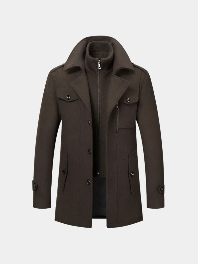 Old Currency Two-Piece Winter Coat