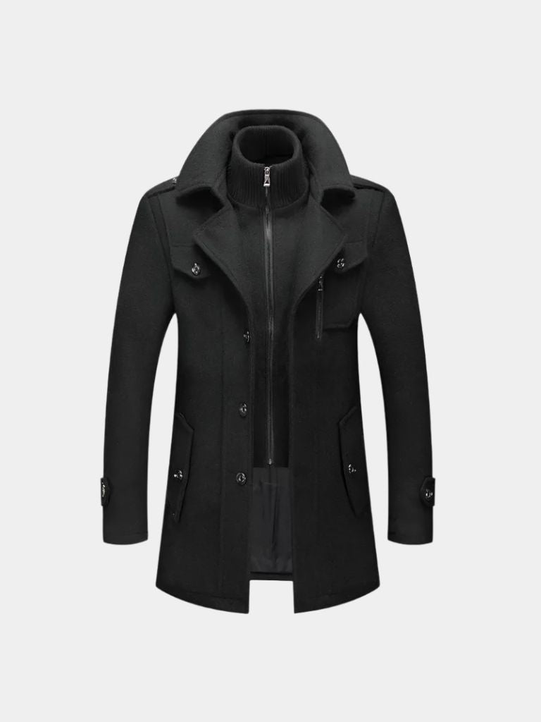 Old Currency Two-Piece Winter Coat
