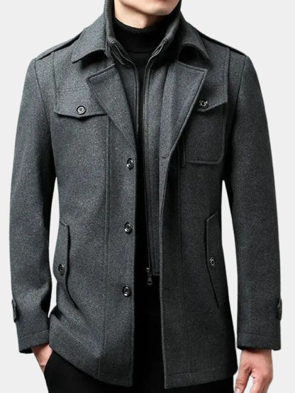 Old Currency Two-Piece Winter Coat