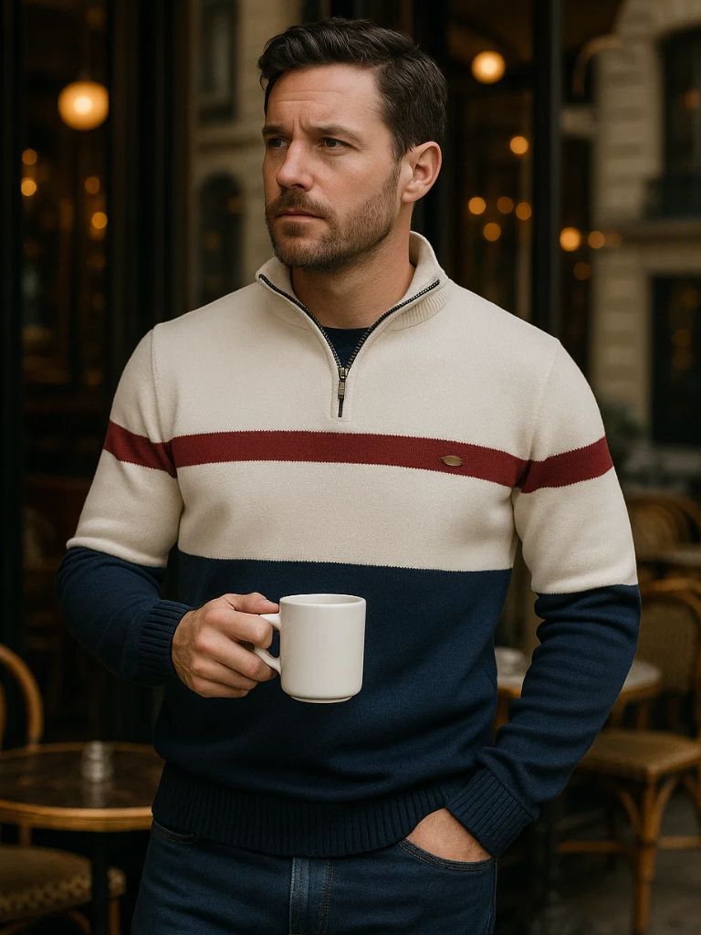 Quarter Zip Sweater