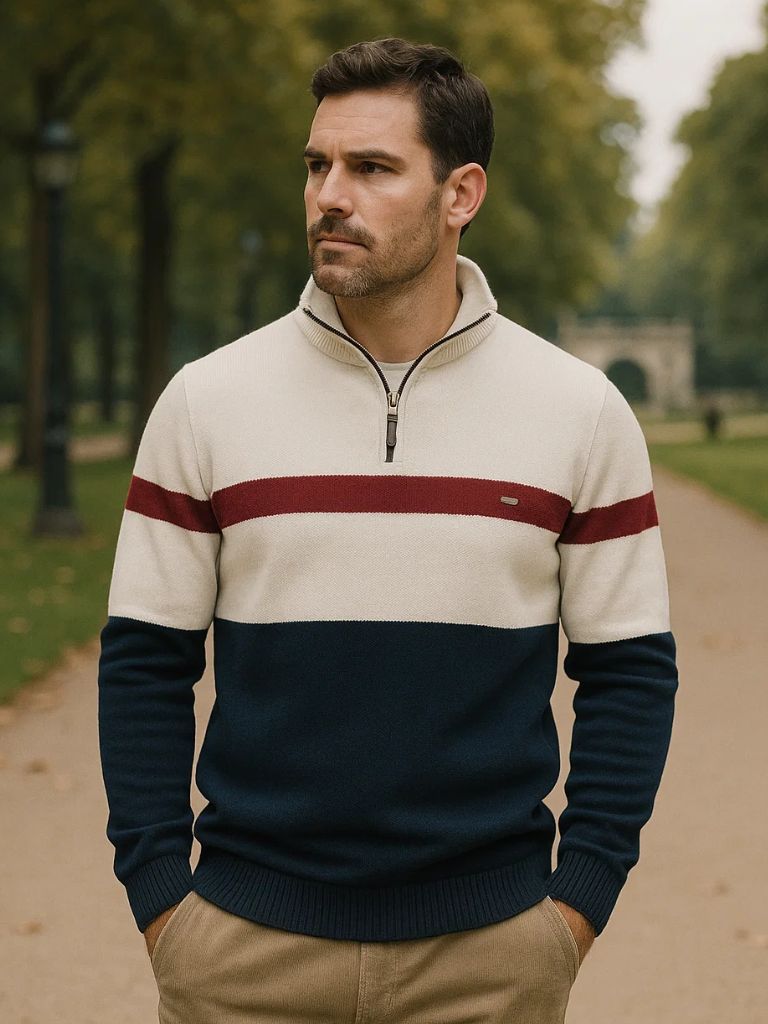 Quarter Zip Sweater