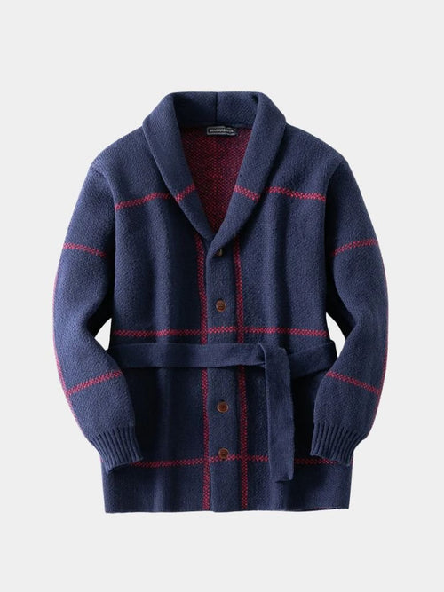 Knitted Coat with Belt Rome