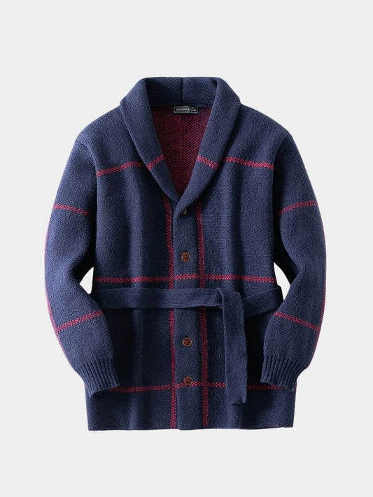 Knitted Coat with Belt Rome