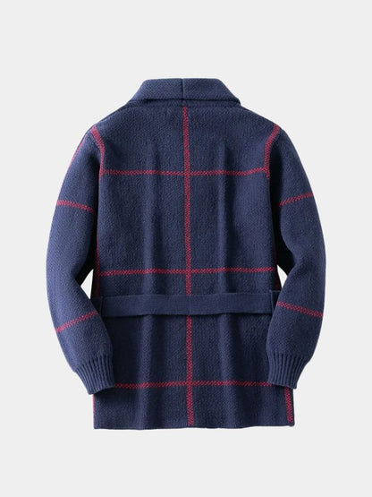 Knitted Coat with Belt Rome