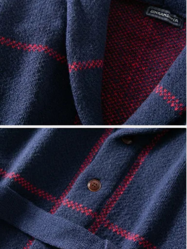 Knitted Coat with Belt Rome