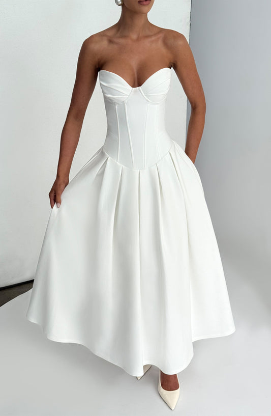 Salma Midi Dress - Elephant