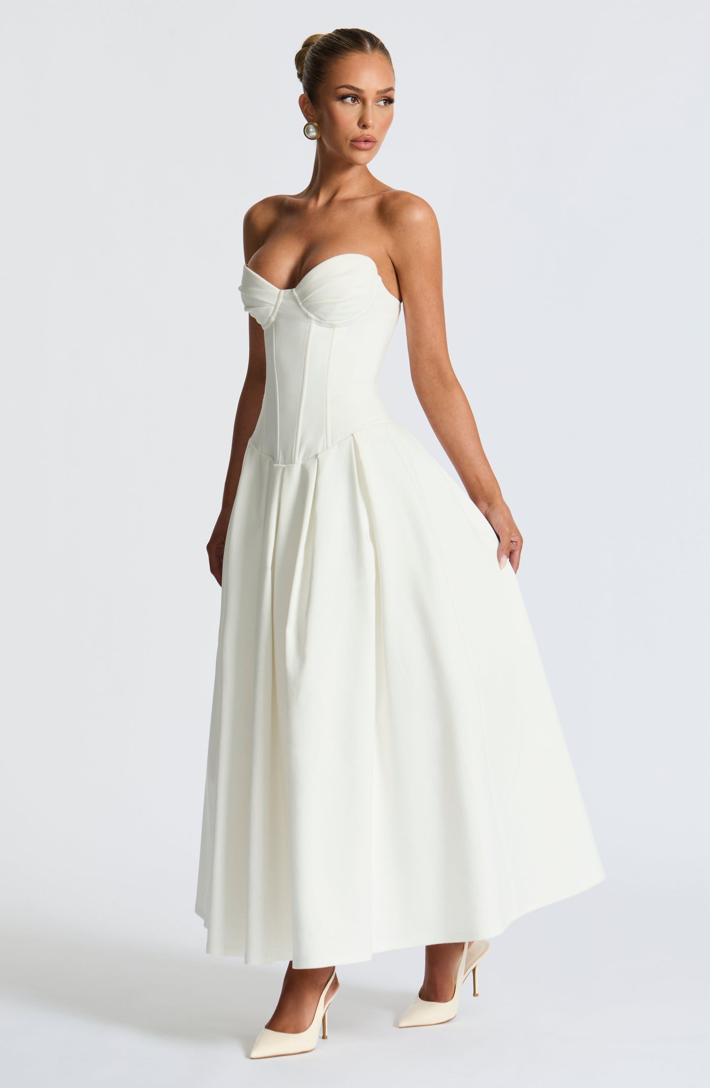 Salma Midi Dress - Elephant