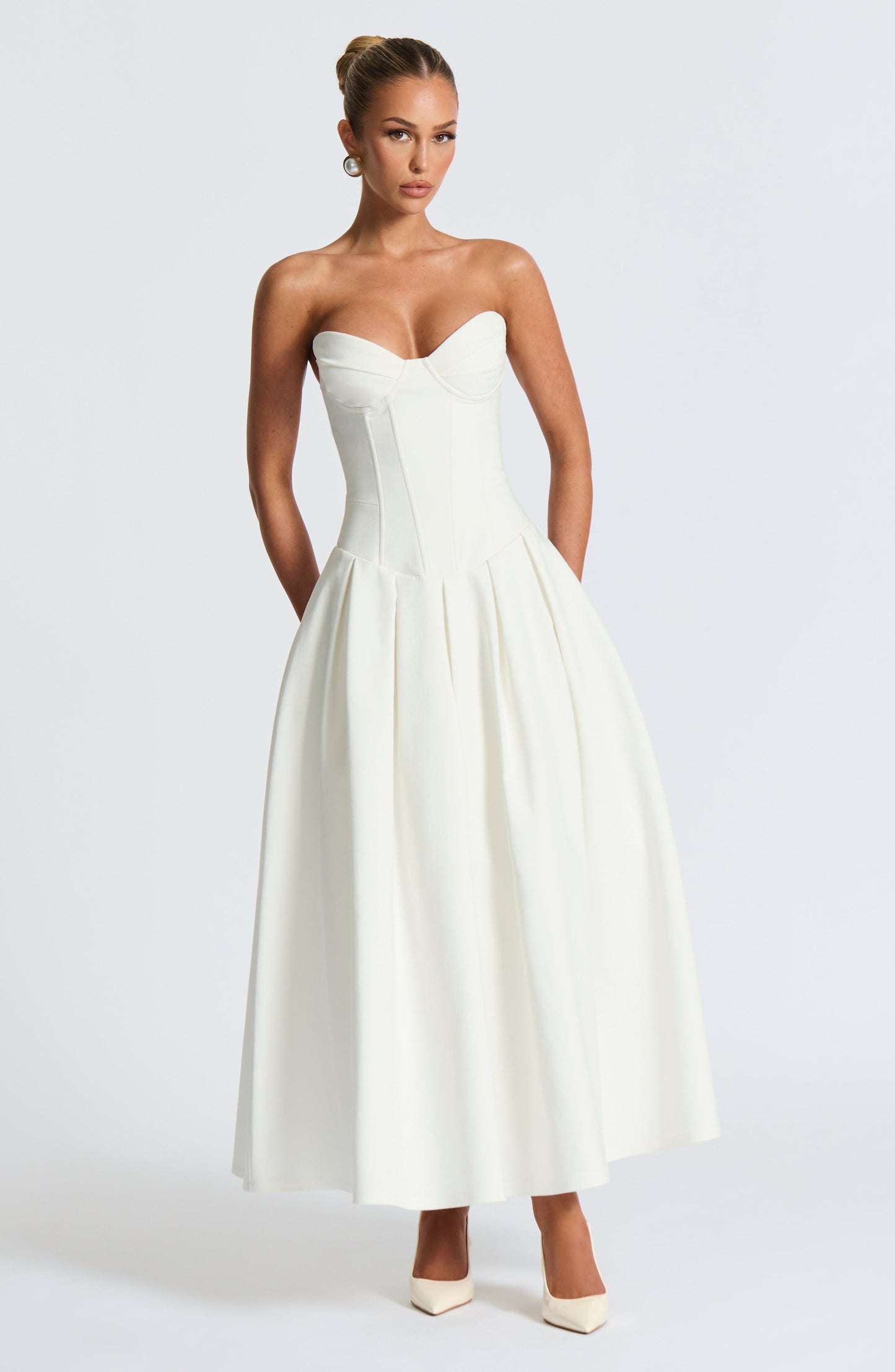 Salma Midi Dress - Elephant