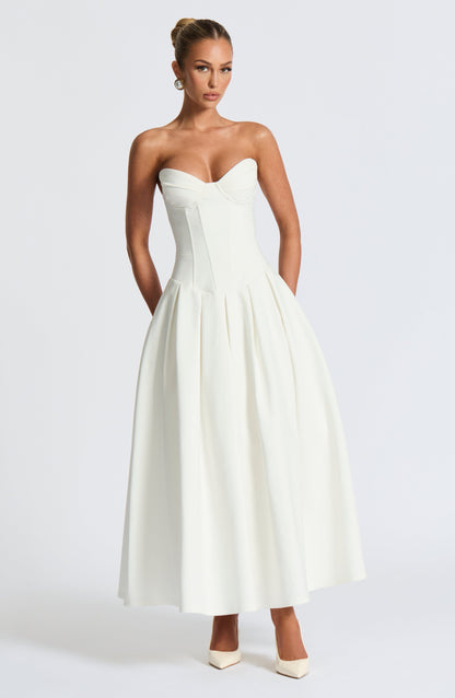 Salma Midi Dress - Elephant