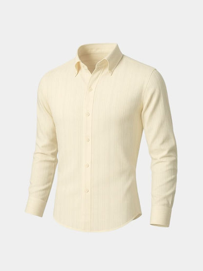 Striped Button-Up Shirt