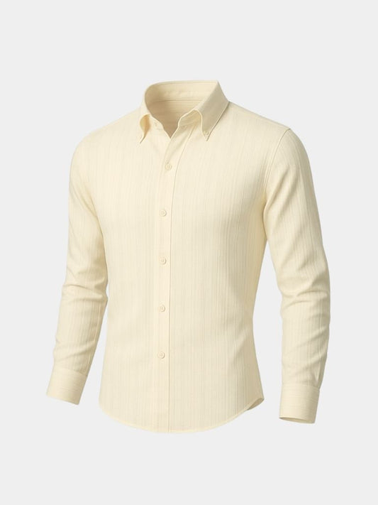 Striped Button-Up Shirt