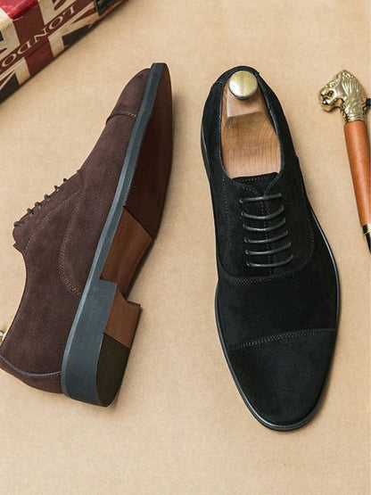 Derby Velvet Monarch Shoes