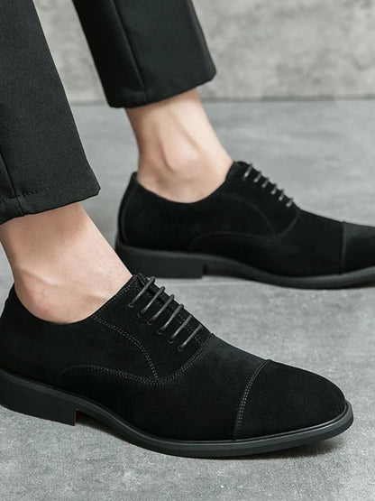 Derby Velvet Monarch Shoes