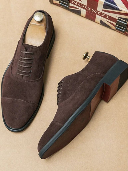 Derby Velvet Monarch Shoes