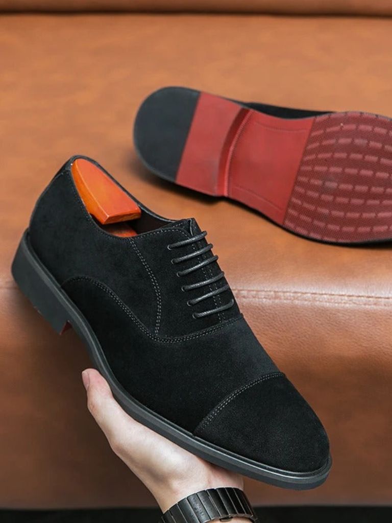Derby Velvet Monarch Shoes