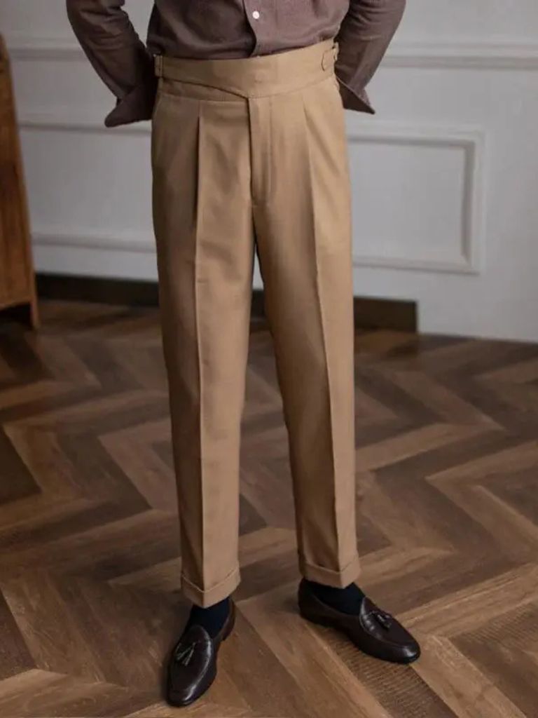 British Vintage Style Trousers