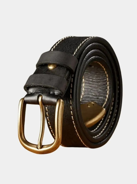 Vintage Thick Leather Belt