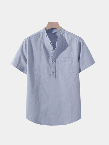 Wellspring White Linen T-Shirt