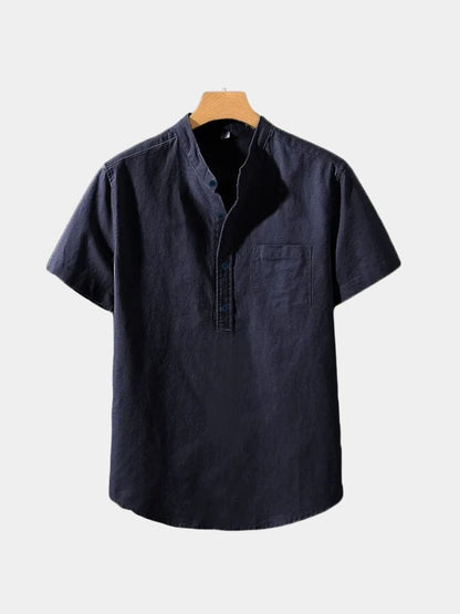 Wellspring White Linen T-Shirt