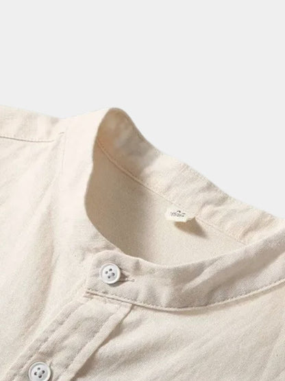Wellspring White Linen T-Shirt