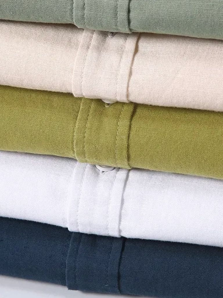 Wellspring White Linen T-Shirt