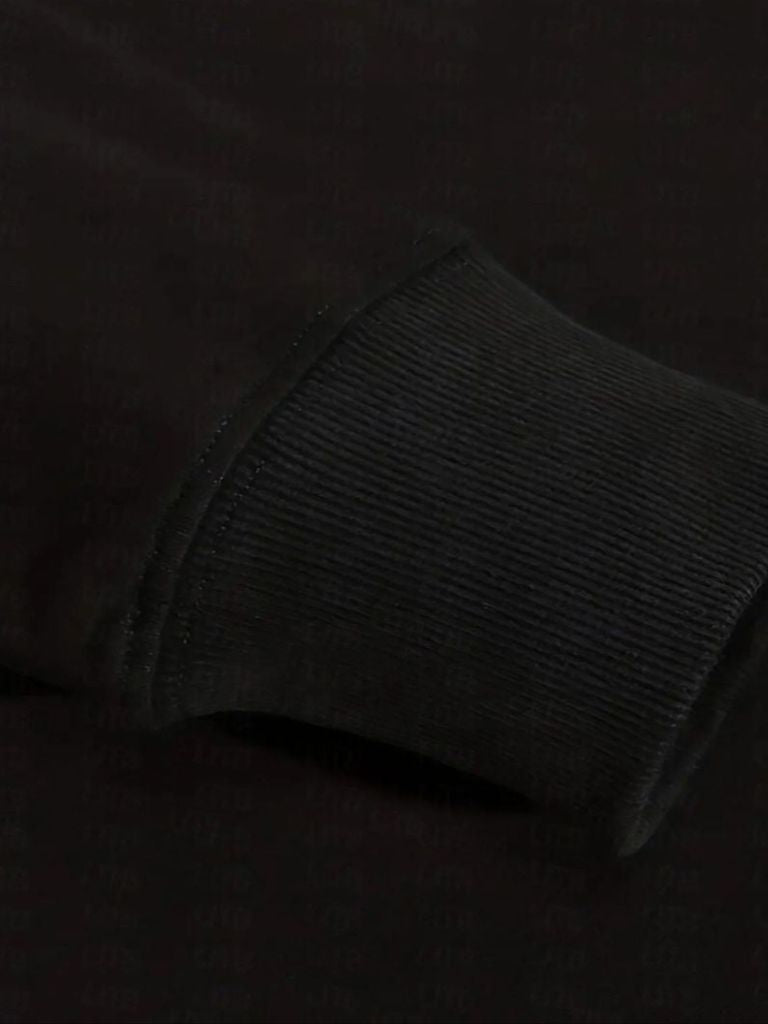 Black Sports Hoodie with Zip